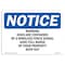 Signmission OSHA Notice, 5" Height, Warning Dogs Are Contained By A Wireless Sign, 7" X 5", Landscape OS-NS-D-57-L-18909 - alternate 1